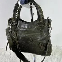 バレンシアガ シティ ミニバッグ 2way ワンショルダー