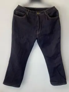 C.P.A. メンズ裏起毛ダークブルー ストレートデニムパンツ 76(L)