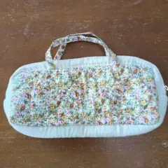 花柄パッチワークポーチ