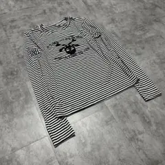 00s 骸骨 Skull Border Tight Long T-shirts - メルカリ