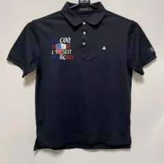 le coq sportif ルコックゴルフ　半袖ポロシャツ メンズLL 黒