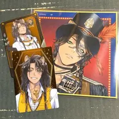 ツイステ レオナ 色紙 カード ウエハース