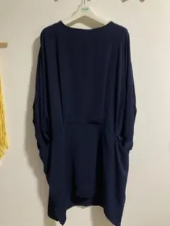 sandy ネイビー ワンピース オーバーサイズ