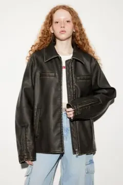 SLY オーバーサイズレザージャケット