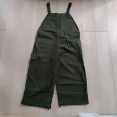 Samansa Mos2 オリーブグリーン サロペット F