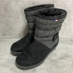 【ルコックスポルティフ】（23）スノーブーツ ボア ブラック 防寒 ミドル