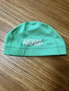セントラルスポーツ 水泳帽 緑 M