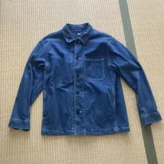 UNIQLO ストライプデニムジャケット Mサイズのサムネイル