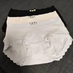 フリル付きショーツ3色セット