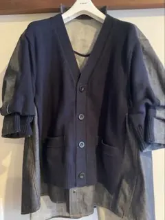 新品未使用 sacai ニットデニムシャツ 3のサムネイル