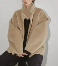 【TODAYFUL】Standcollar Boa Jacket 36