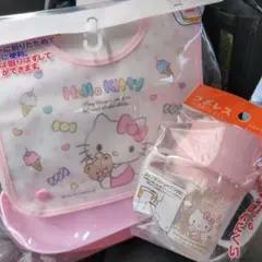 Hello Kitty ビブとカップ セット