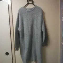 C.O.L.Z.A グレー ニットワンピース 長袖