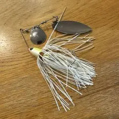スピナーベイト ホワイトスカート ダブルブレード