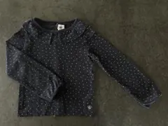 【プチバトー】ハート柄♡長袖カットソー　6ans