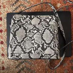 ヘビ柄ショルダーバッグ