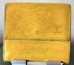 Louis Vuitton イエロー 三つ折り財布