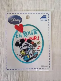 ミッキーマウス ミニーマウス ワッペン
