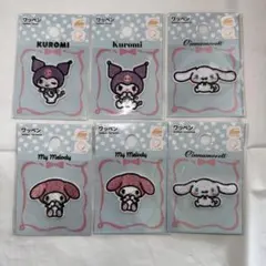 ダイソー セリア ワッペン シール サンリオ 6枚セット