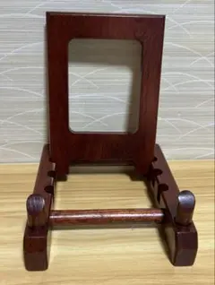 【新品】皿立て　中　天然木