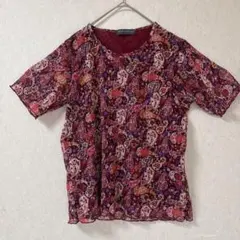 pas de calais ダマスク柄 半袖Tシャツ 36 | Mercari
