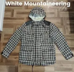 White Mountaineering チェック柄 マウンテンパーカー