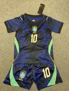 110cmブラジル代表　ネイマール　子供サッカーシャツセット