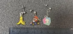ピアス USJ マリオ 3個セット