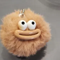 ふわふわ毛ボールキーホルダー