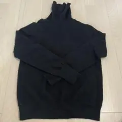 UNIQLO カシミヤタートルネックセーター XL ブラック