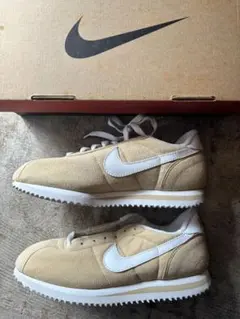 【新品未使用】【希少】98年製ナイキ スエード　 コルテッツ　ベージュ白25cm