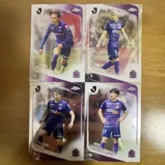 Topps Chrome Jリーグ サンフレッチェ広島 4枚セット まとめ