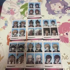 ダンガンロンパ無印　ダイソー　証明写真風ステッカー