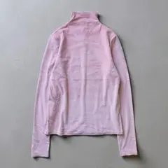 美品／訳あり【THE YOn】ハイネック フィンガーホールベロアトップス 長袖