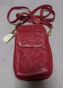 未使用訳あり品✨リトルミイ スマホショルダーポーチ レザー 本革のサムネイル