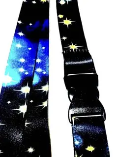 【先着1名様限定】星空柄 ネックストラップ 着脱式バックル付き