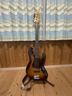 値下げ】レリック加工 ジャズベースタイプ ブラック EMGピックアップ搭載