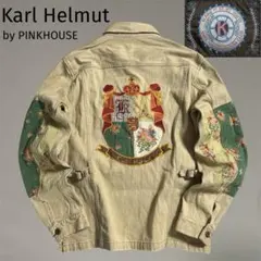 美品 Karl Helmut カールヘルム 刺繍＆パッチワーク ジャケット Mのサムネイル