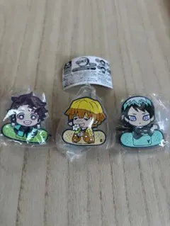 鬼滅の刃キャラばんちょうこうヘアクリップ壱　３点セット
