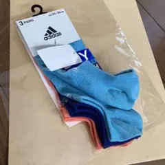 新品　adidas 吸水速乾薄地メッシュソックス 3ペアセット 24-26cm