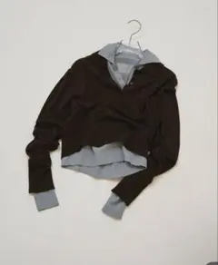todayful Layered Polo Knit エクリュ - メルカリ