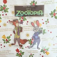ズートピア　ジュディ　ニック　クリアステッカー　シール　3枚セット