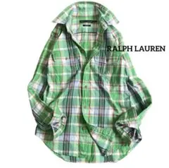［お値下げ］Ralph Lauren チェック柄長袖シャツ