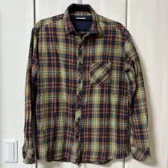 GU チェック柄 長袖シャツ Lサイズ