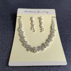 ウェディングアクセサリー ネックレス ピアス セット