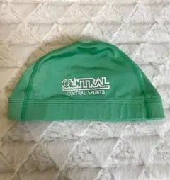 CENTRAL SPORTS 水泳帽 緑 約20cm