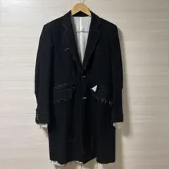 sulvam 17aw チョークストライプ ロングジャケットのサムネイル