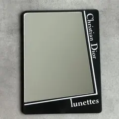 Christian Dior 手鏡 角型 ダークグレー①