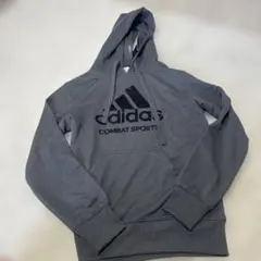 adidas COMBAT SPORTS パーカー Lサイズ グレー/ブラック