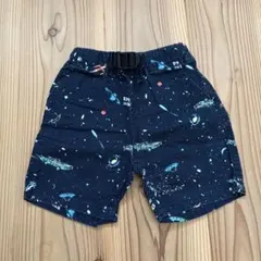 グローバルワーク 宇宙柄 ハーフパンツ　90㎝のサムネイル